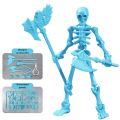 Fun Three-Dimensional Skeleton Action Figure Multi-Articulable Wearable Skull Model Can Movable Multicolor Skeleton Assembly Toys Desktop Decorations. 