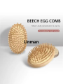 Wooden Massage Comb Mini Brush Massage Detangling Hairbrush No Handle Scalp Care Styling Comb for Straight Curl Hair. 