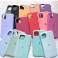 Apple iphone 11  Liquid Silicone Soft Cover Case -Microfiber Inside. 