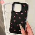 Fresh Sweet Romantic Dreamy Dopamine Cute Cherry Case Compatible for IPhone 13 15 16 11 14 12 Pro Max 15 16 14 Plus 14 16 15 13 Pro 16E Liquid Silicone Luxury Skin Feel Soft Case. 