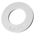 4X Fractional Weights Fractional Weights Mini Weight Plates Strength Training Plates Accurate Disk White 0.25Kg. 