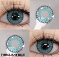 Brilliant Blue color contact lens. 