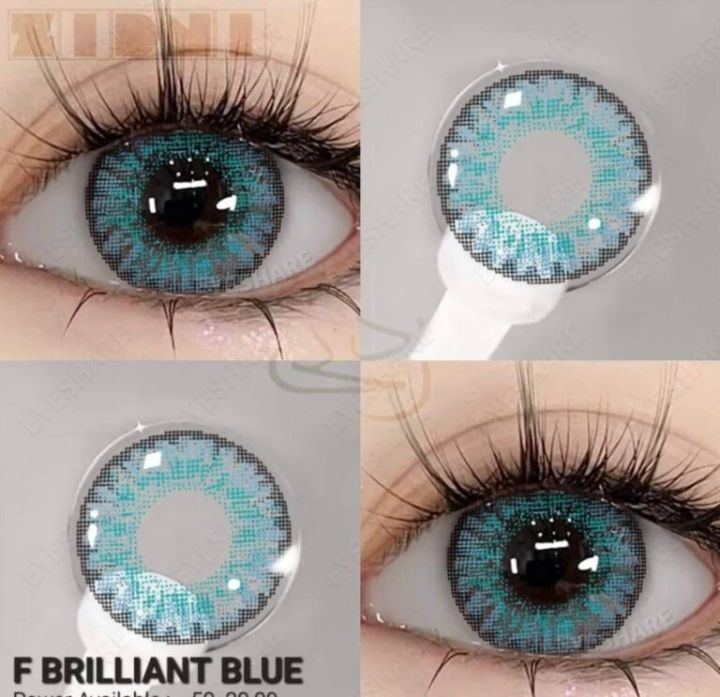 Brilliant Blue color contact lens