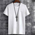 Round Neck Soft Feel Cotton T-shirt For Men. 