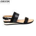Geox Black Formosa C Pure Flat Sandals For Women. 
