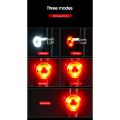 Sptrry2X Bike Lights Waterproof Flash Tail Light Bike Rear Tail Light Mountain Bike LED Headlight and Tail Light Red. 