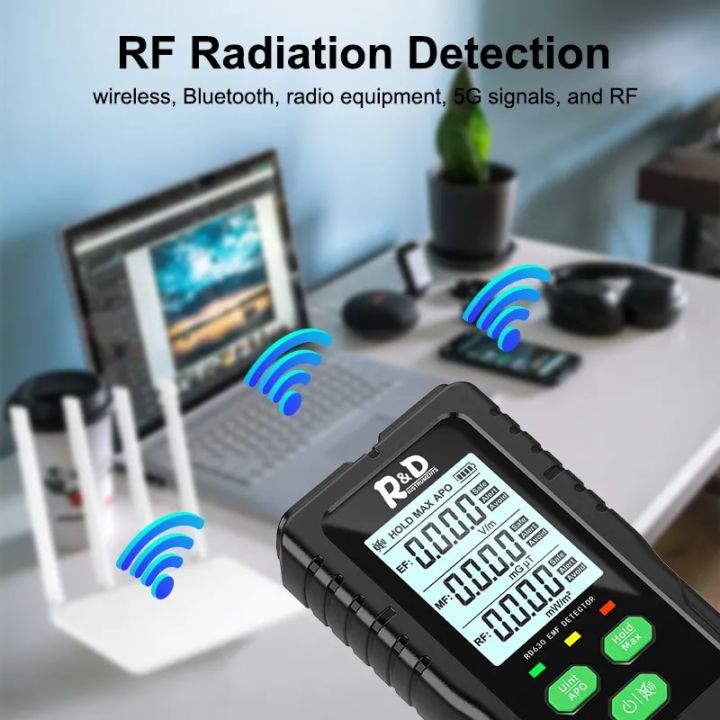R&D%20RD630%20Electromagnetic%20Field%20Radiation%20Detector%20Tester%20EMF%20Meter%20Multifunctional%20Handheld%20Portable%20Radio%20Frequency%20Warn%20Meter%20-%20Image%204