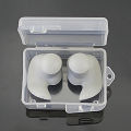 1Pair Durable Earplugs Classic Delicate Texture Waterproof Soft Earplugs Silicone Portable Ear Plugs Swimming Accessories. 