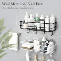 Self-Adhesive GI-Steel Bathroom Shelf-Multipurpose Rack. 