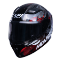 KPI Monster Full Face Helmet | KPI Multicolor Thermoplastic Full Helmet | Protective Wear For Riders | Multicolor Full Face Helmet. 