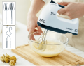 Hand Mixer for Egg Beater and Food Blender with 7 Speed Handheld Processor Automatic Electric Kitchen Tool. 