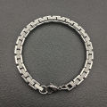 【Recently popular】Oil pressure does not fade handmade bracelet men's high-end light luxury titanium steel retro niche exquisite metal antique domineering Xi. 