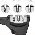 3 Stage Manual Knife Sharpening Tool | 3 Level Manual Hand Knife Sharpening Accessory | Knife Sharpening Tool. 
