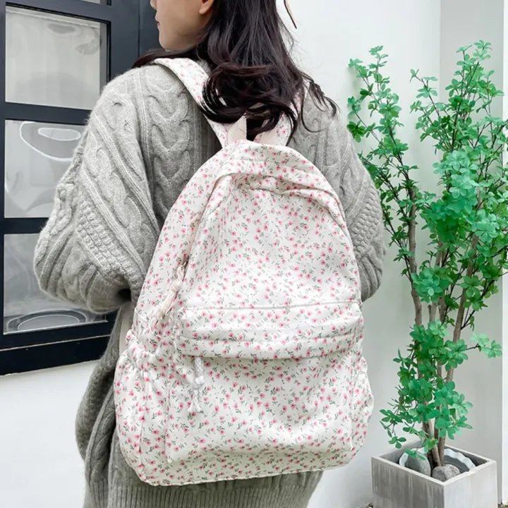 Fashion%20Large%20Capacity%20Women's%20Backpack%20Floral%20Pattern%20Waterproof%20School%20Bags%20Nylon%20Book%20Bag%20Students%20-%20Image%205