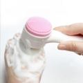 3D Double Side Face Washing Brush with OFT Fur Silica Instrument for Home Based Face Clean and Pores Deep Cleanin. 