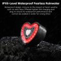 New Type-C Charging Smart Brake Sensing Bike Taillight IPX6 Waterproof Vibration Wake-Up Bicycle Rear Light 4 Lighting Modes Bicycle Tail Light Bicycle Accessories. 