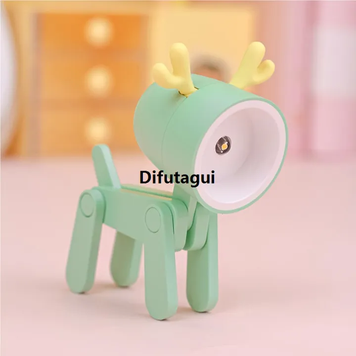 Difutagui%20Portable%20Kids%20Mobile%20Phone%20Cute%20LED%20Mini%20Desk%20Lamp%20Puppy%20Shape%20Fashion%20Night%20Light%20Adjustable%20Bracket%20Student%20Reading%20Desk%20Lamp%20-%20Image%205