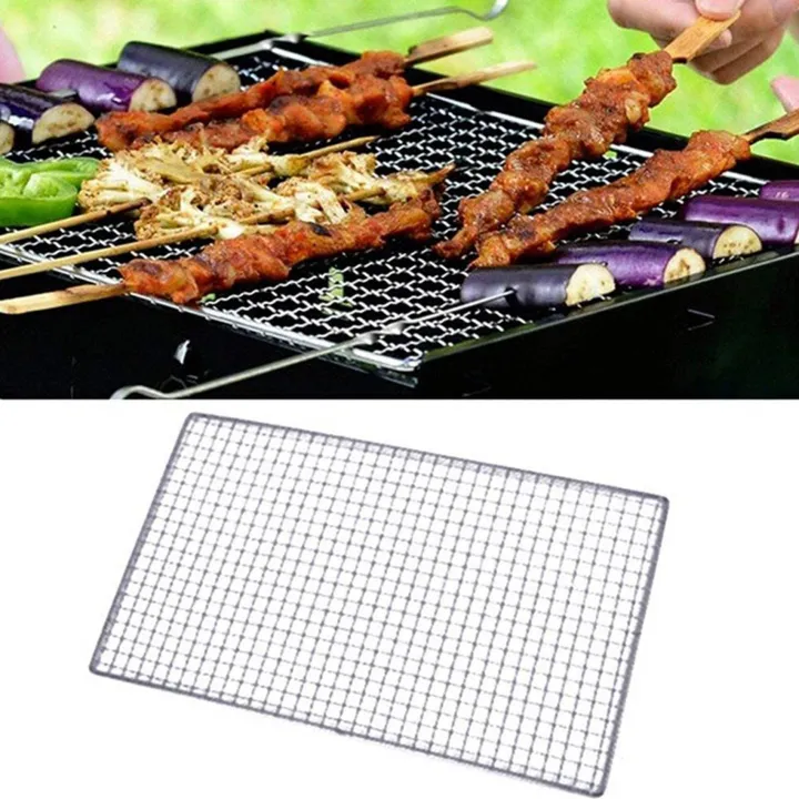 ARELENE%202X%20Metal%20Squares%20Holes%20Grilling%20Barbecue%20Wire%20Mesh%2030cm%20x%2045cm%20-%20Image%206