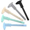 FORIDE 10 Pcs 150 mm Mini Plastic Caliper Vernier Caliper Double Scale Sliding Gauge Measuring Tool for Student Office 5 Colors. 