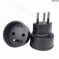 QiyuanshopProfesional Bolantedz European France TO Swiss plugs Travel Adapter 3 pin plug 10A 250V Power Plug EU to Switzerland Electrical Plug. 
