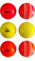 ActiveU Rubber Synthetic Cricket Ball i10 Cricket Synthetic Ball, Best Practice Poly Hard Balls - Indoor & Outdoor Training (PACK OF 1). 