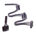 For OCZ ZX Series 1250W 1000W 850W ZT 750W 650W 550W SATA Peripheral CPU 4 Pin 8Pin PCIe 6 Pin 8 Pin 24 Pin Power Supply Cable. 