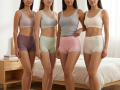 Seamless Boxer Panty for Women(Pack Of 4). 