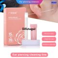 Difutagui Sirend 【Daily Necessities For Anyone Store】Ear Hole Cleaning Solution With 70pcs Special Line Pierced Ear Clean Care Tools Kit Earrings Descaling Hole Cleaner. 
