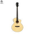 Manaslu MG5 Semi - Acoustic Guitar With Package | Semi Acoustic Guitar For Beginners | Glossy Body Acoustic Guitar. 