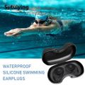 Sutuiying Yoomee 1 Pair Swimming Earplugs With Collection Box Soft Waterproof Earplugs Dust-Proof Ear Silicone Sport Plugs. 