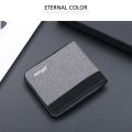 Creative Foldable Business Card Case Ultra-thin Fashion Male Money Bag Money Clips Canvas Men Wallet Male Purses Coin Purse. 