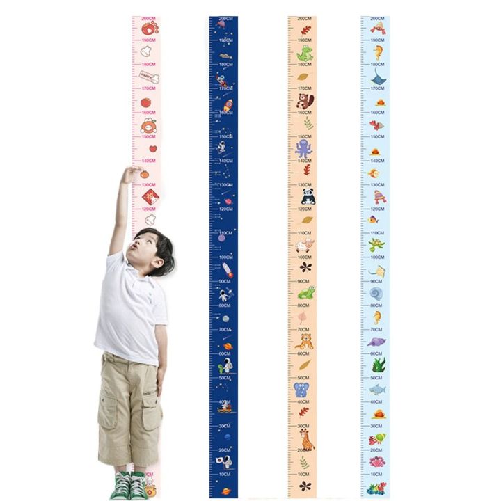 Durable 2M Height Height Measurement Sticker Self-adhesive Removable ...