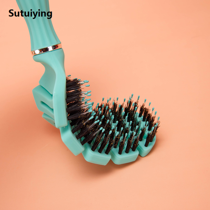 Sutuiying%201pcs%20Bristle%20Nylon%20Hair%20Brush%20Girls%20Hair%20Scalp%20Massage%20Comb%20Women%20Portable%20Wet%20Curly%20Detangle%20Hair%20Brush%20for%20Salon%20Hairdressing%20Styling%20T%20-%20Image%205