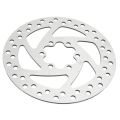 Durable Stainless Steel Electric Scooter Brake Disk 140mm 6 Screws Brake Rotor Pad Rounded 6 Hole Brake Disc for KUGOO Road Bike. 