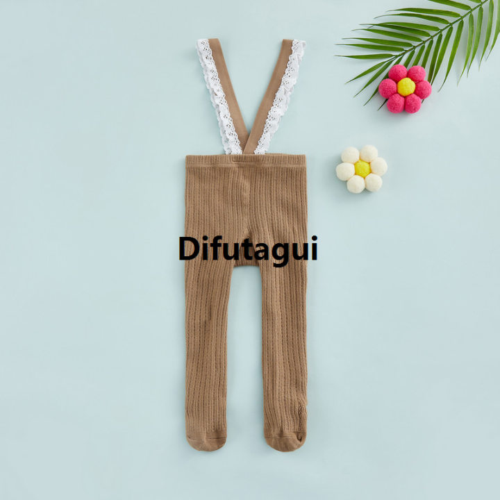 Difutagui%20Infant%20Baby%20Girls%20Suspender%20Pantyhose%20Lolita%20Fall%20Winter%20Sock%20Stockings%202025%20High%20Waist%20Lace%20Plain%20Rib%20Knitted%20Footed%20Leggings%20Tights%20-%20Image%203