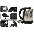 3-in-1 Combo: Portable Electric Hot Pot, 1.8L Stainless Steel Kettle & 7-Egg Boiler Steamer – Best for Office, Home, and Hostel Students. 