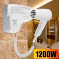 Electric Hair Dryer Wall Mount for Hotel Home Bathroom Hanging. 