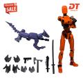 DT(Clearance price) Jointed Action Figure Multi-jointed Robot Dog Action Figure Movable 3d Printed Model for Kids Adults Perfect Gift Collectible Robot. 
