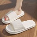 Comfortable Fashion Thick Platform Slippers Beach Shoes Soft Sole Couple Non-slip Flip Flops Slide Sandals Simplicity Unisex House Shoes Men Women. 