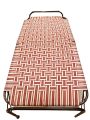 Heavy Duty Foldable Bed For Sleeping /Niwar Metal Bed Space Saving Design 2.6'X6. 
