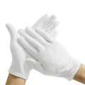 1 Pairs New Full Finger Men Women Etiquette White Cotton Gloves Waiters/Drivers/Jewelry/Workers Mittens Sweat Absorption Gloves Fugar. 