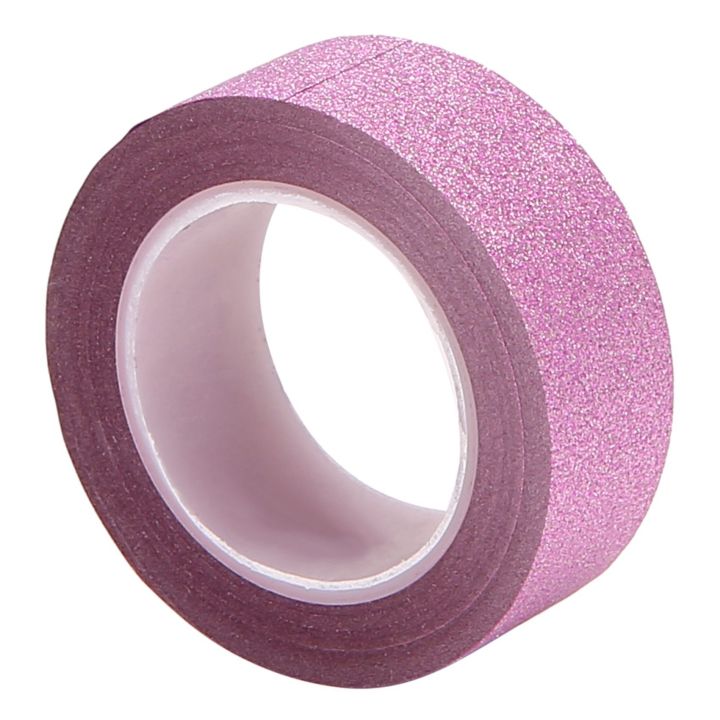 4%20Pcs%2010M%20Glitter%20Washi%20Tape%20Stick%20Self%20Adhesive%20Decorative%20Craft%20DIY%20Paper%20Pink%20-%20Image%207
