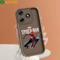 UCUC for Tecno Spark 10 10C Back Cover Cool Spider Man Soft Silicone Square Ladder Phone Case. 