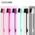 DISICHEN Eyebrow Brush Comb Double Sided 3 In 1 Edge Control Brush for Baby Hair Salon Hair Comb Brushes Beauty Tools Hair dye brushes. 