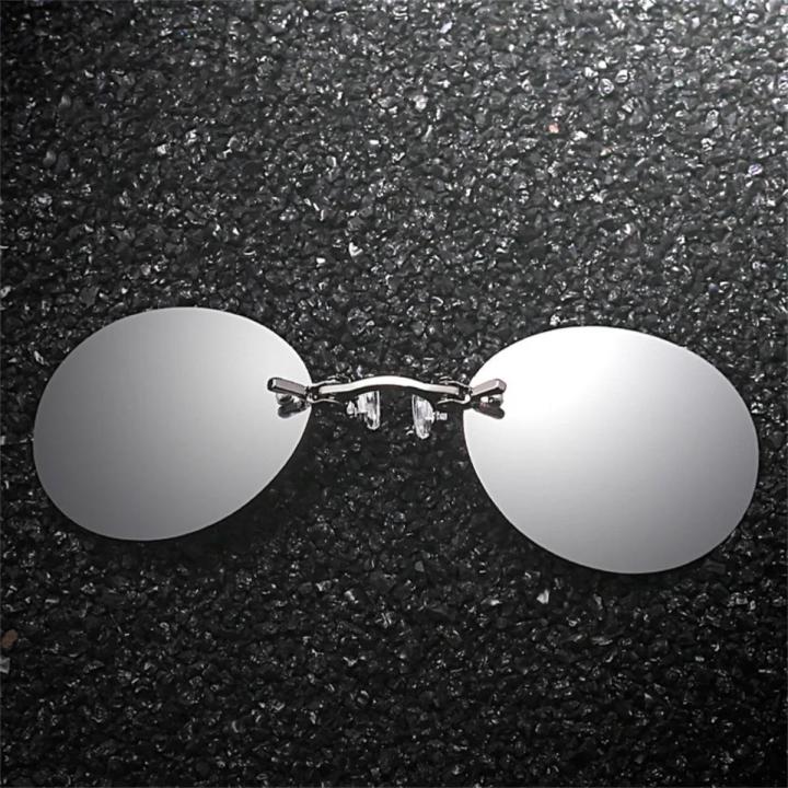 1pc%20Clip%20On%20Nose%20Glasses%20Round%20Rimless%20Metal%20Frameless%20Small%20Glasses%20Vintage%20Mini%20Men's%20Eyeglasses%20Hip%20Hop%20Eyewear%20Accessories%20-%20Image%204