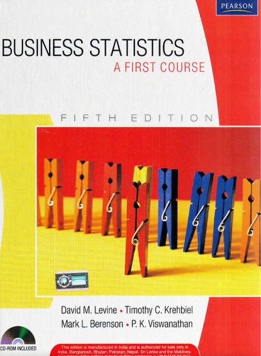 Business Statistics: A First Course W/CD