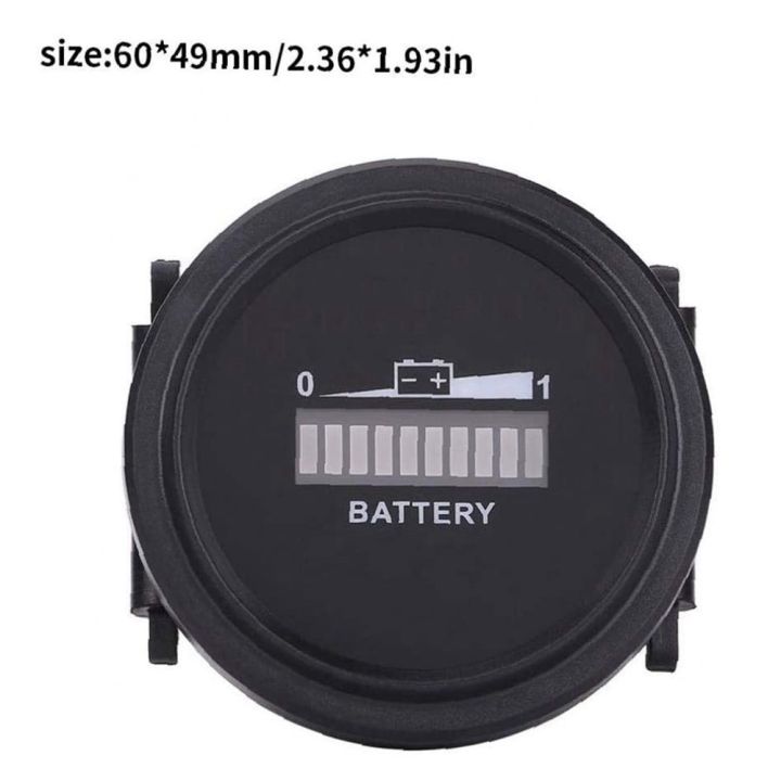 JINMY%202X%2012V/24V/36V/48V/72V%20LED%20Digital%20Battery%20Indicator%20Waterproof%20Meter%20Gauge%20Battery%20Indicator%20for%20Go-Lf%20Ca-Rt%20-%20Image%203