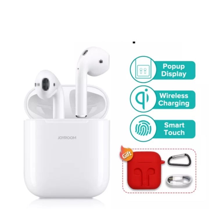 Joyroom%20Jr-T03S%20Pro%20(NX3)%20Wireless%20Earbuds%20White%20With%20Thin%20Red%20Case%20-%20Image%202