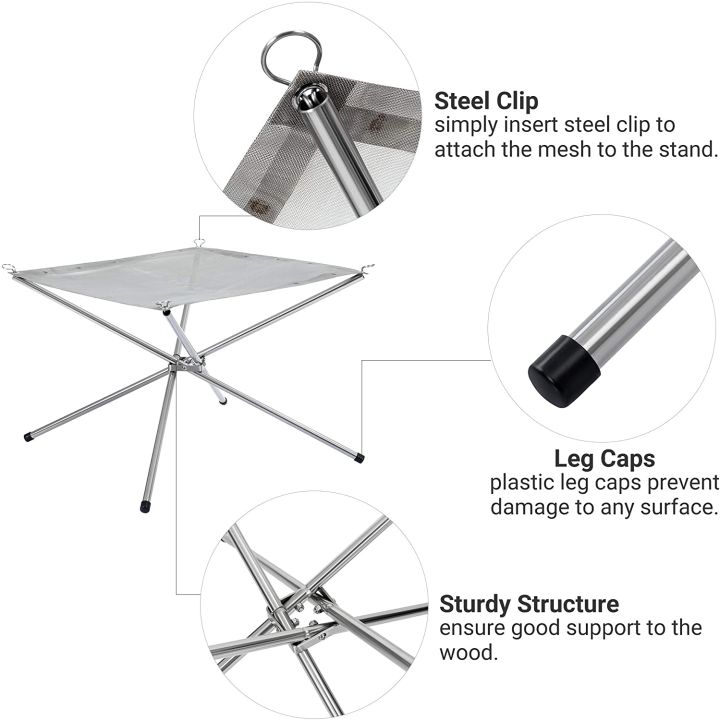 KingCamp%20Stainless%20Steel%20Mesh%20Fireplace%20Portable%20Campfire%20for%20Autumn%20Camping%20-%20Image%206