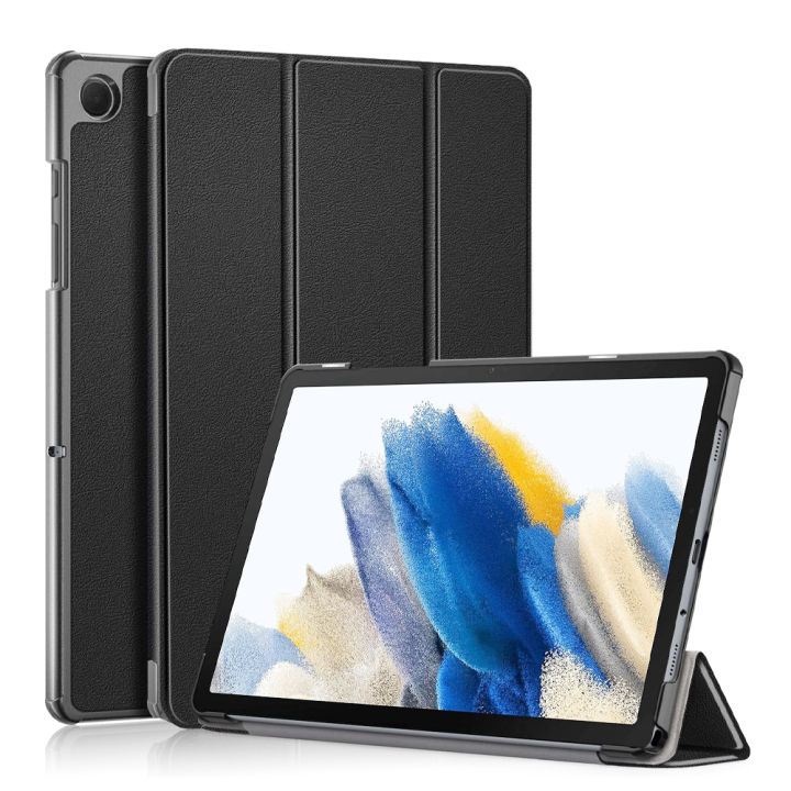 Trifold%20Case%20for%20Samsung%20Galaxy%20Tab%20A9%20Plus%2011%20inch-%20HDD%20Smart%20Stand%20Flip%20Tablet%20Cover%20with%20Pen%20Holder%20-%20Image%205